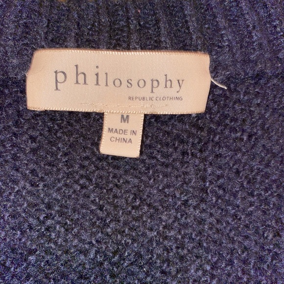 Philosophy Bell Sleeve Women’s Sweater - Picture 5 of 5